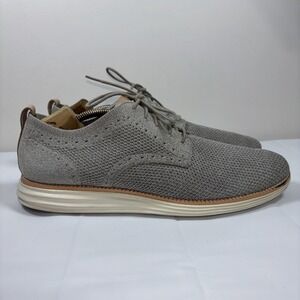 Cole Haan Grand OS Mens Shoes Sz 12 M Gray Stitchlite Wingtip Oxfords Comfort